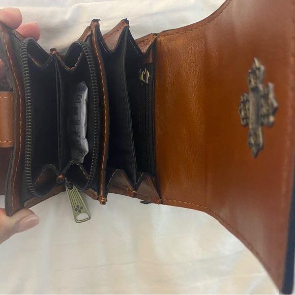 Patricia Nash Maida Brown Leather Wallet small - Picture 4 of 7